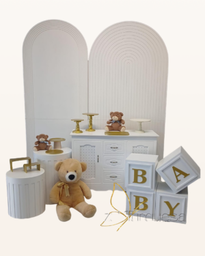 kit chá bebê urso