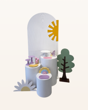 kit infantil sol borboleta 01