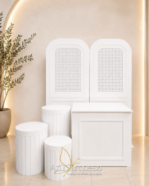 kit painel, cilindros e mesa