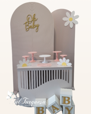 kit painel duplo comoda cubos baby flor 01