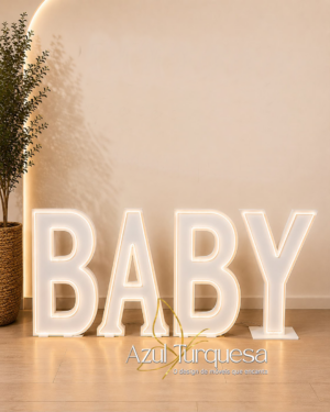 baby letra led