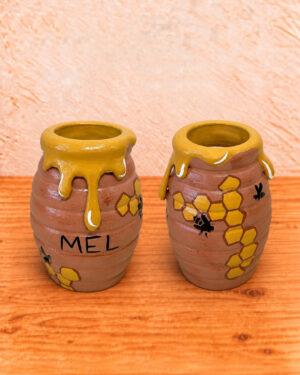 3d abelha pote mel medio 01