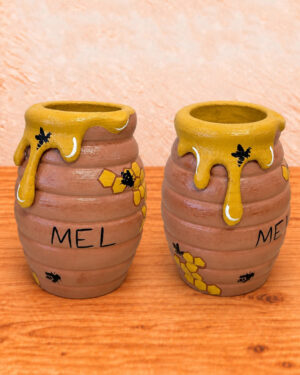 3d abelha pote mel 01